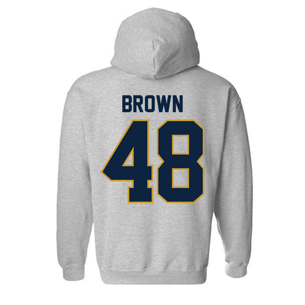 Notre Dame - NCAA Football : Mickey Brown - Classic Shersey Hooded Sweatshirt