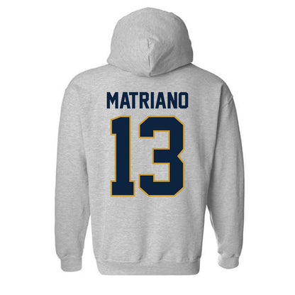 Notre Dame - NCAA Women's Soccer : Delaney Matriano - Classic Shersey Hooded Sweatshirt-2
