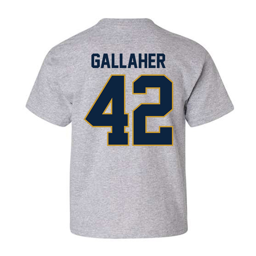 Notre Dame - NCAA Men's Lacrosse : Christian Gallaher - Classic Shersey Youth T-Shirt-1