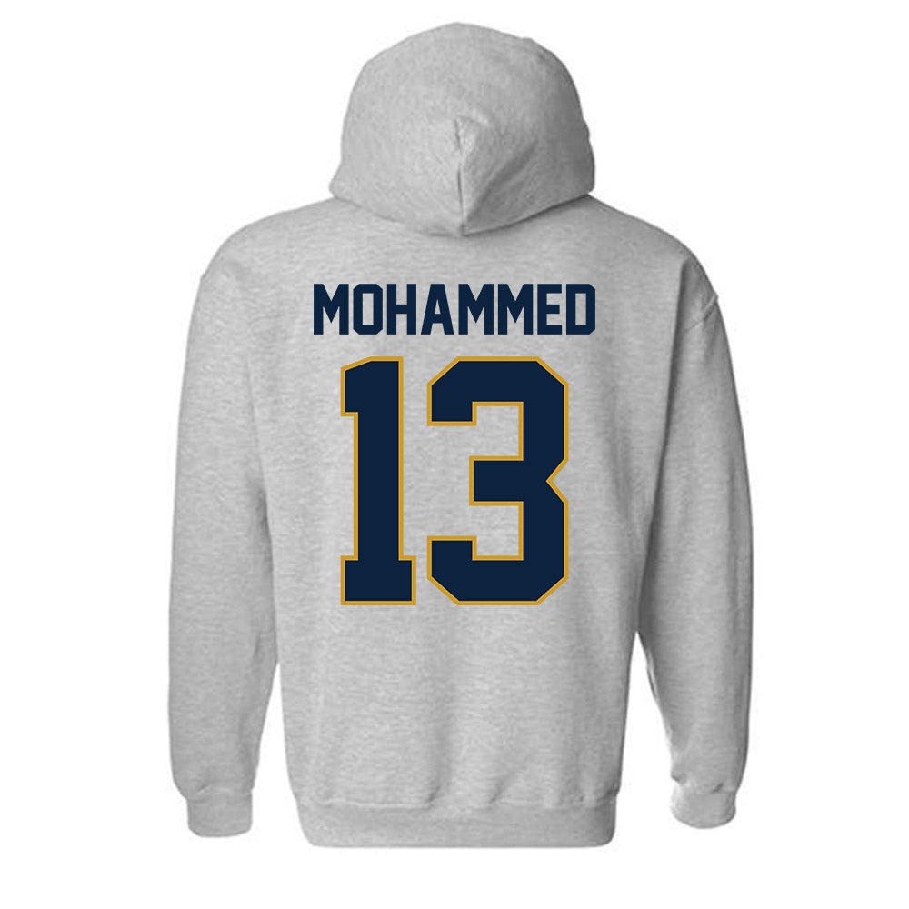 Notre Dame - NCAA Men's Basketball : Sir Mohammed - Classic Shersey Hooded Sweatshirt-2
