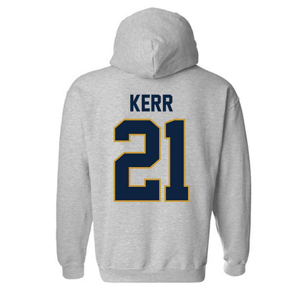 Notre Dame - NCAA Men's Ice Hockey : Jaedon Kerr - Classic Shersey Hooded Sweatshirt-1