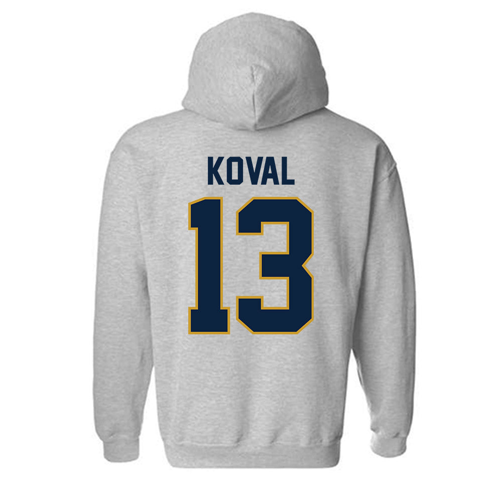 Notre Dame - NCAA Women's Basketball : Kate Koval - Classic Shersey Hooded Sweatshirt