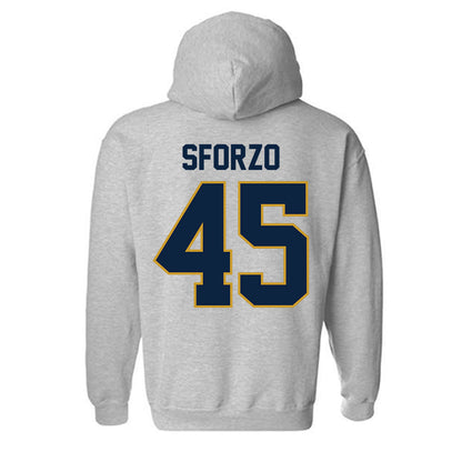 Notre Dame - NCAA Men's Lacrosse : Ryan Sforzo - Classic Shersey Hooded Sweatshirt-3