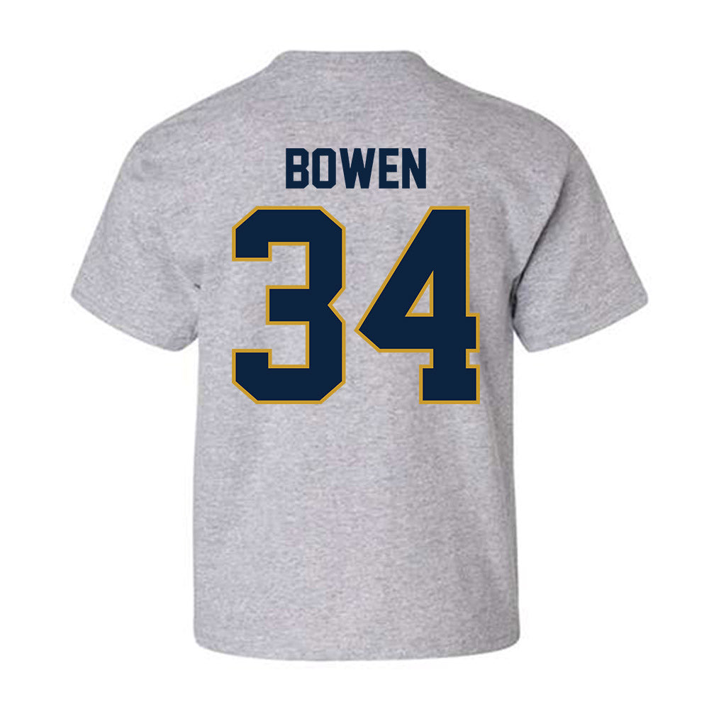 Notre Dame - NCAA Football : Drayk Bowen - Classic Shersey Youth T-Shirt-1