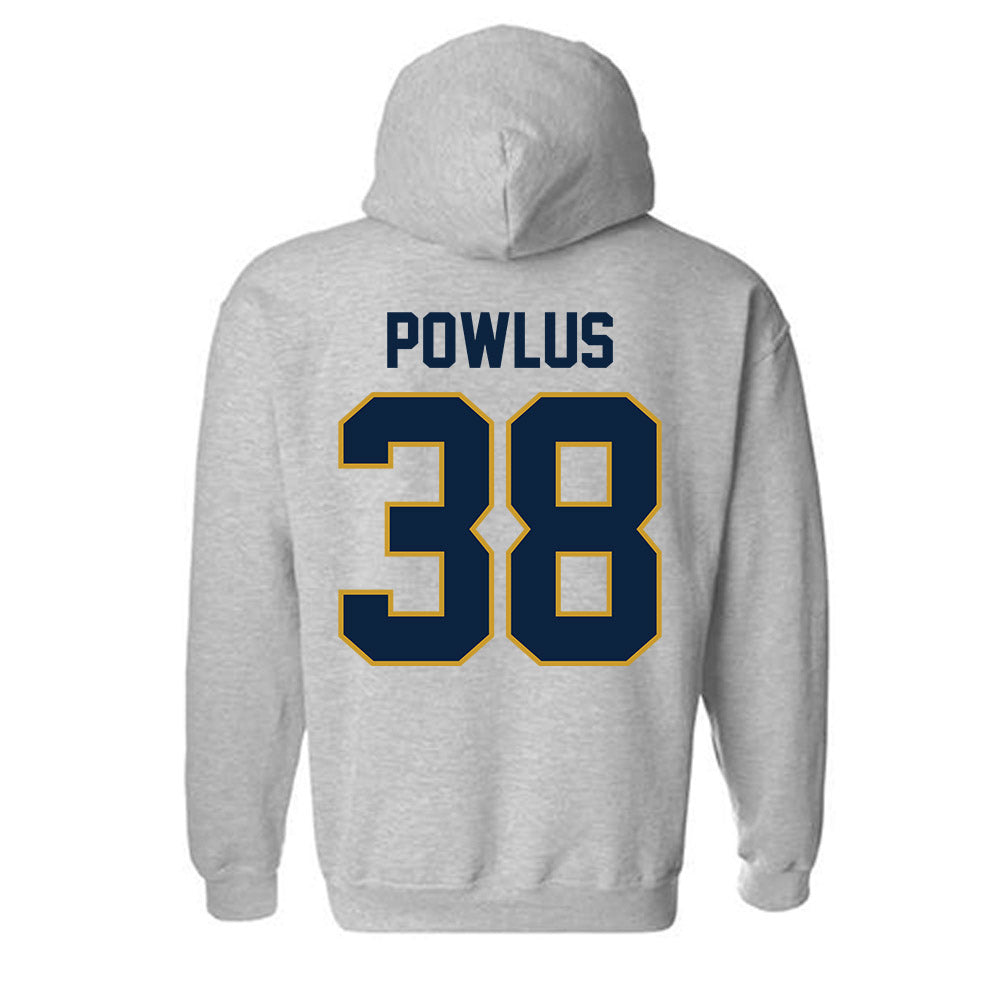 Notre Dame - NCAA Football : Tommy Powlus - Classic Shersey Hooded Sweatshirt-3