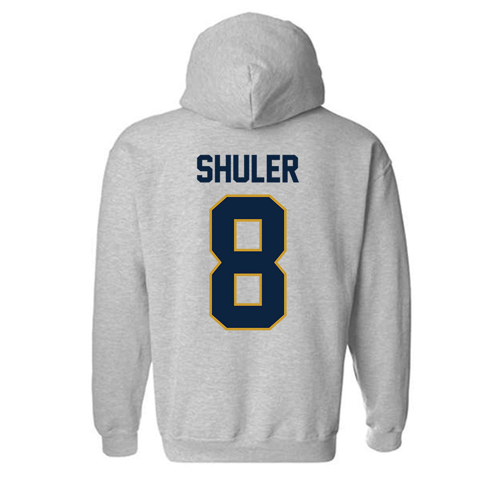 Notre Dame - NCAA Football : Adon Shuler - Classic Shersey Hooded Sweatshirt-3
