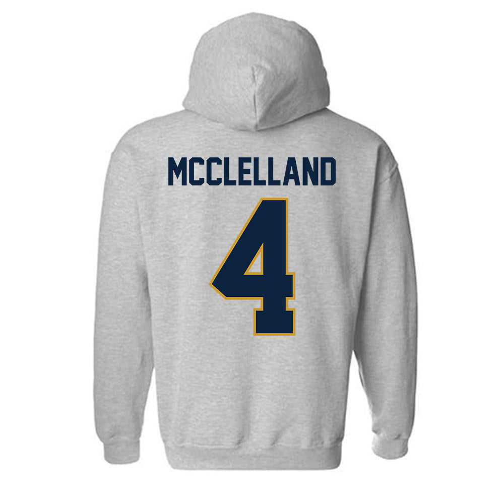 Notre Dame - NCAA Women's Lacrosse : Ellie McClelland - Classic Shersey Hooded Sweatshirt-2