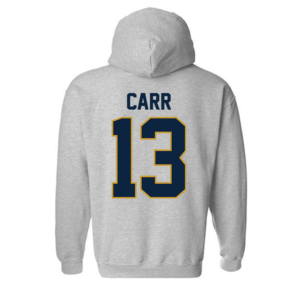 Notre Dame - NCAA Football : CJ Carr - Classic Shersey Hooded Sweatshirt-2