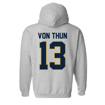 Notre Dame - NCAA Men's Soccer : Martin von Thun - Classic Shersey Hooded Sweatshirt-3