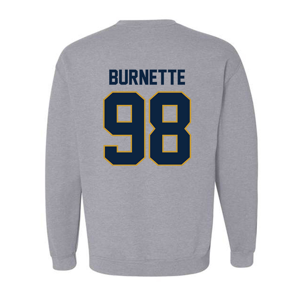 Notre Dame - NCAA Football : Noah Burnette - Classic Shersey Crewneck Sweatshirt-1