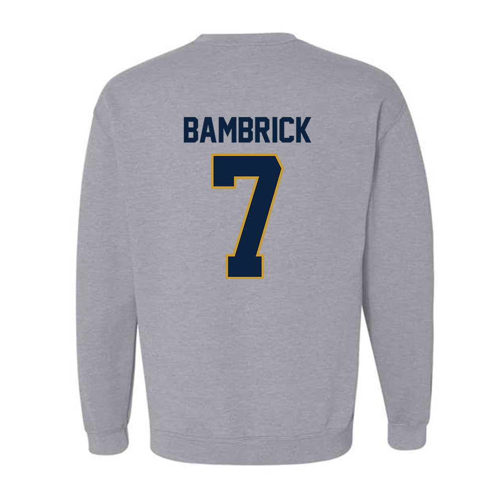 Notre Dame - NCAA Men's Lacrosse : Joey Bambrick - Classic Shersey Crewneck Sweatshirt-1