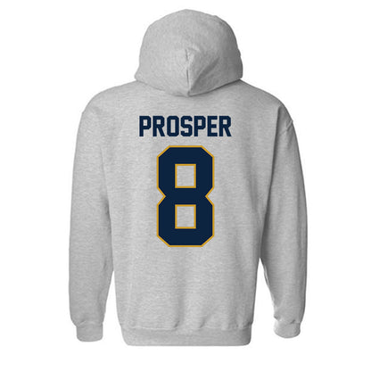 Notre Dame - NCAA Women's Basketball : Cassandre Prosper - Classic Shersey Hooded Sweatshirt-3
