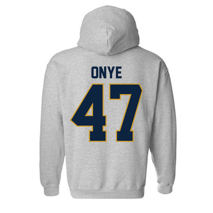 Notre Dame - NCAA Football : Jason Onye - Classic Shersey Hooded Sweatshirt-3