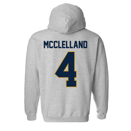 Notre Dame - NCAA Women's Lacrosse : Ellie McClelland - Classic Shersey Hooded Sweatshirt-3