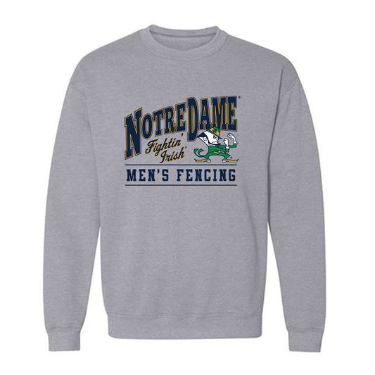 Notre Dame - NCAA Men's Fencing : Ethan Augustine - Classic Shersey Crewneck Sweatshirt