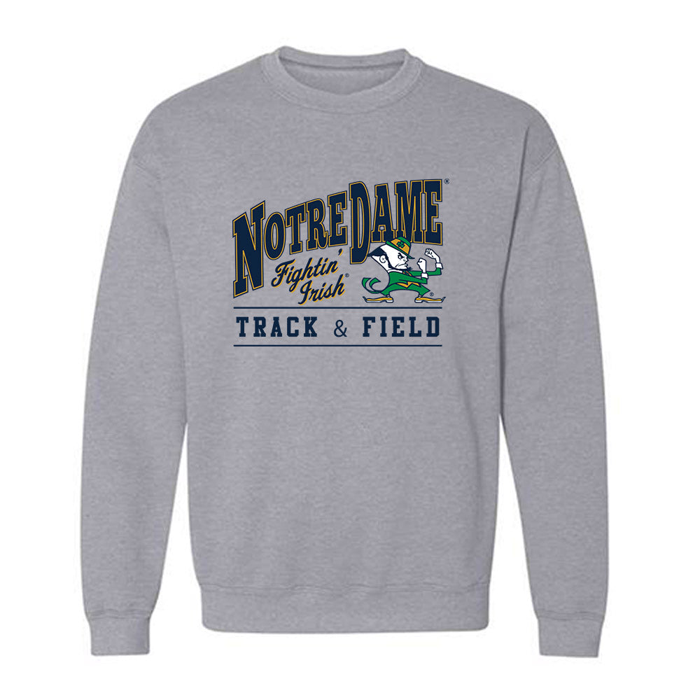 Notre Dame - NCAA Men's Track & Field : Noah Nielson - Classic Shersey Crewneck Sweatshirt