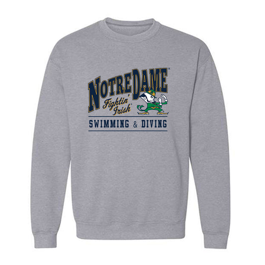 Notre Dame - NCAA Men's Swimming & Diving : James Edge - Classic Shersey Crewneck Sweatshirt