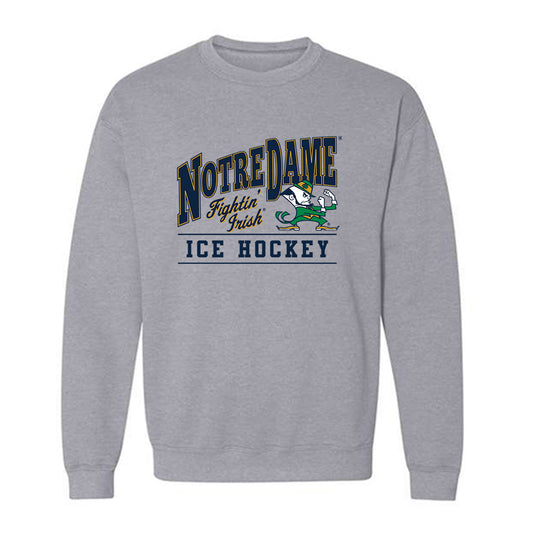 Notre Dame - NCAA Men's Ice Hockey : Zach Plucinski - Classic Shersey Crewneck Sweatshirt