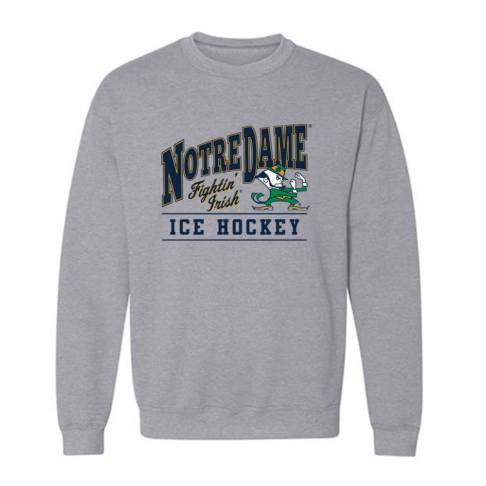 Notre Dame - NCAA Men's Ice Hockey : Jaedon Kerr - Classic Shersey Crewneck Sweatshirt-0
