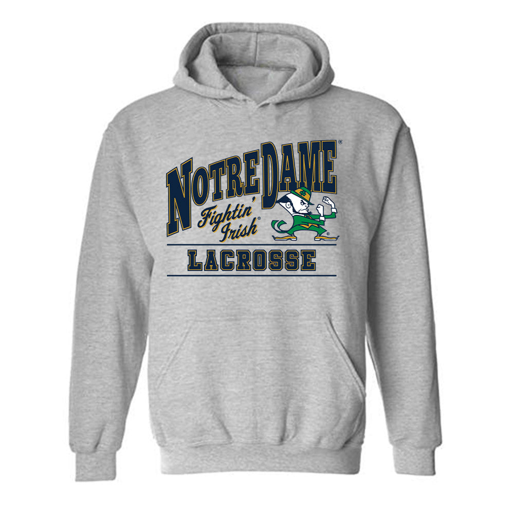 Notre Dame - NCAA Men's Lacrosse : Joey Bambrick - Classic Shersey Hooded Sweatshirt-0