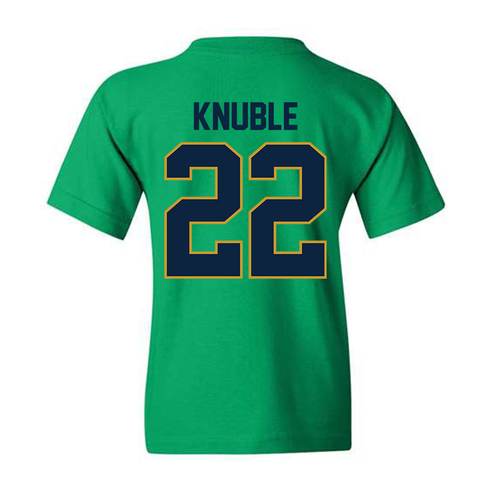 Notre Dame - NCAA Men's Ice Hockey : Cole Knuble - Classic Shersey Youth T-Shirt