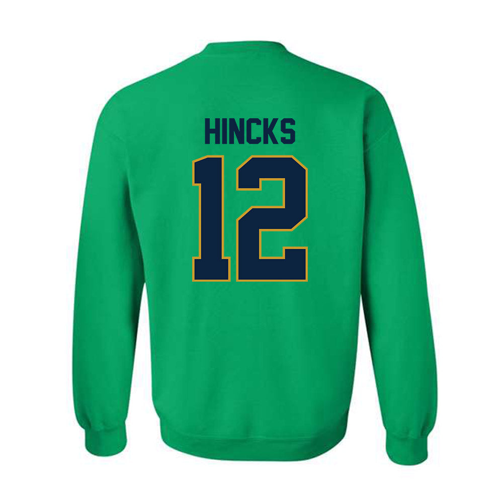 Notre Dame - NCAA Baseball : Connor Hincks - Classic Shersey Crewneck Sweatshirt