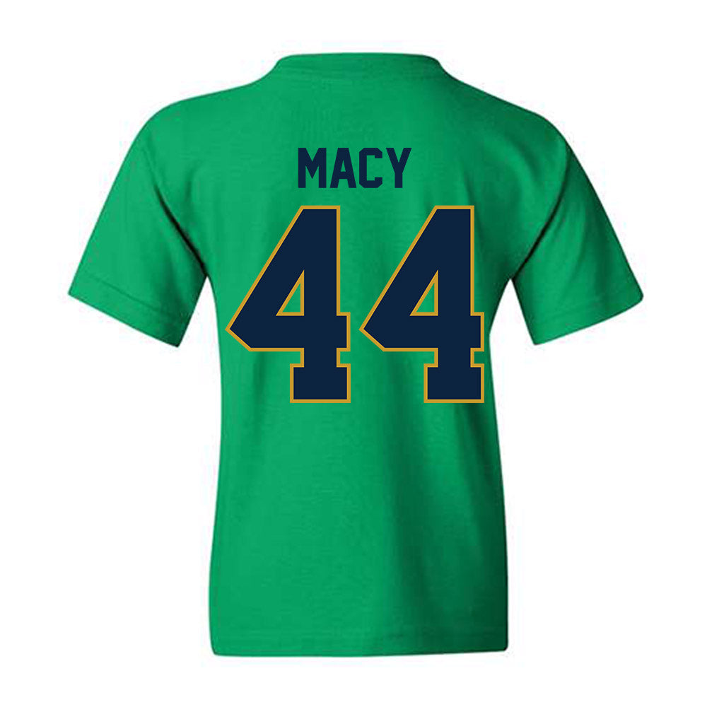 Notre Dame - NCAA Women's Basketball : Leah Macy - Classic Shersey Youth T-Shirt-1