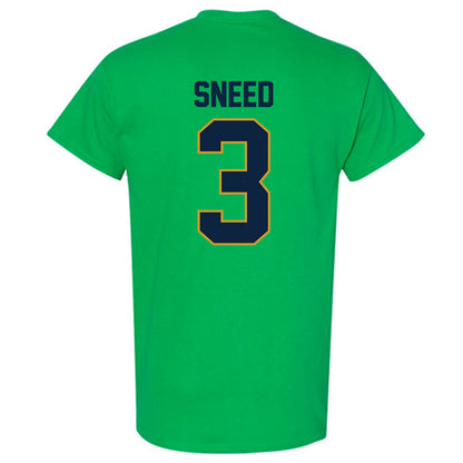 Notre Dame - NCAA Football : Jaylen Sneed - Classic Shersey T-Shirt-1
