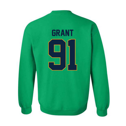 Notre Dame - NCAA Men's Lacrosse : Griffin Grant - Classic Shersey Crewneck Sweatshirt-1