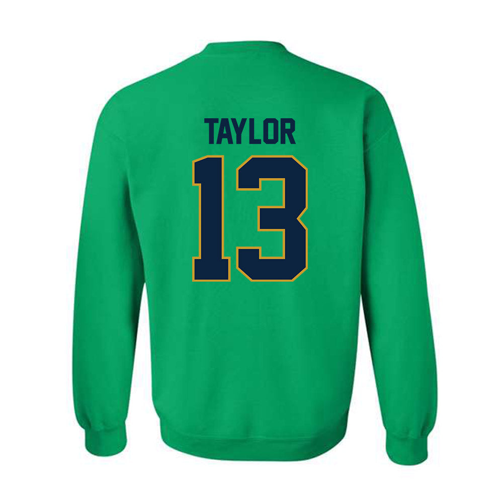 Notre Dame - NCAA Men's Lacrosse : Jake Taylor - Classic Shersey Crewneck Sweatshirt-1