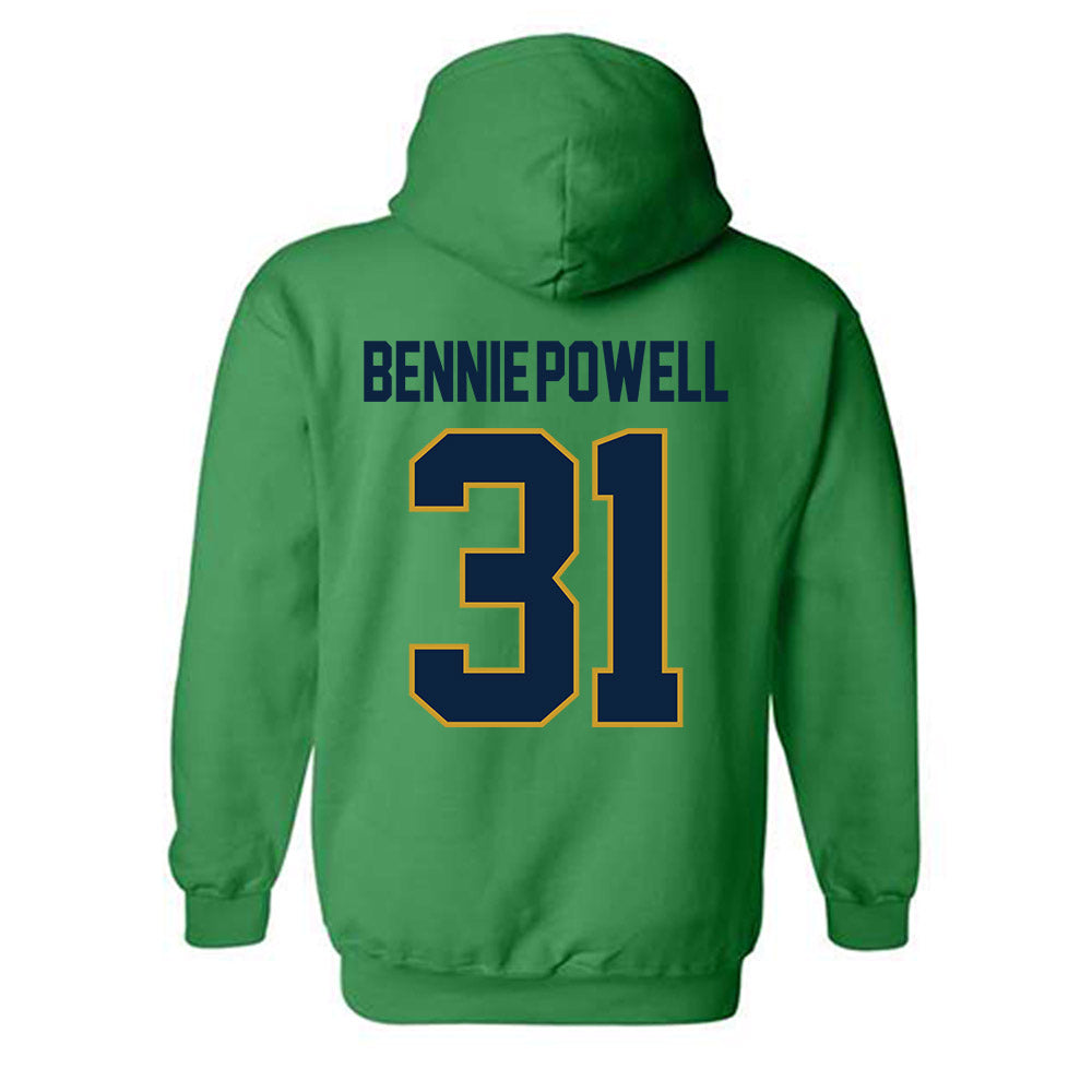 Notre Dame - NCAA Football : Taebron Bennie-Powell - Classic Shersey Hooded Sweatshirt-1