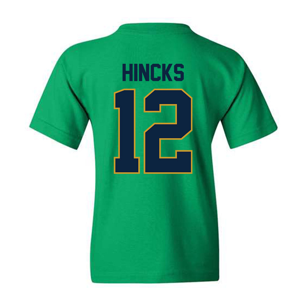 Notre Dame - NCAA Baseball : Connor Hincks - Classic Shersey Youth T-Shirt