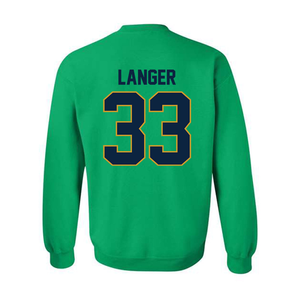 Notre Dame - NCAA Women's Volleyball : Grace Langer - Classic Shersey Crewneck Sweatshirt