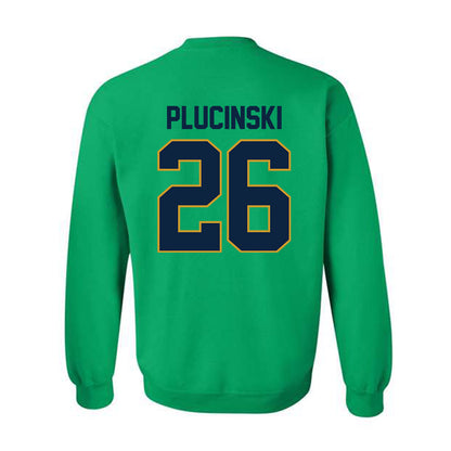 Notre Dame - NCAA Men's Ice Hockey : Zach Plucinski - Classic Shersey Crewneck Sweatshirt