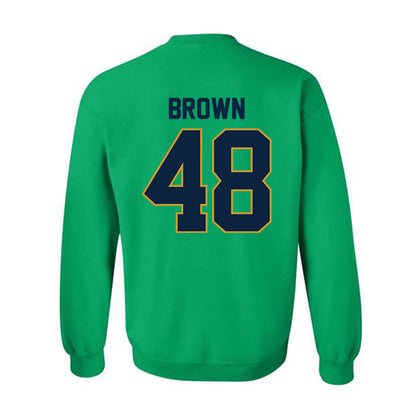 Notre Dame - NCAA Football : Mickey Brown - Classic Shersey Crewneck Sweatshirt