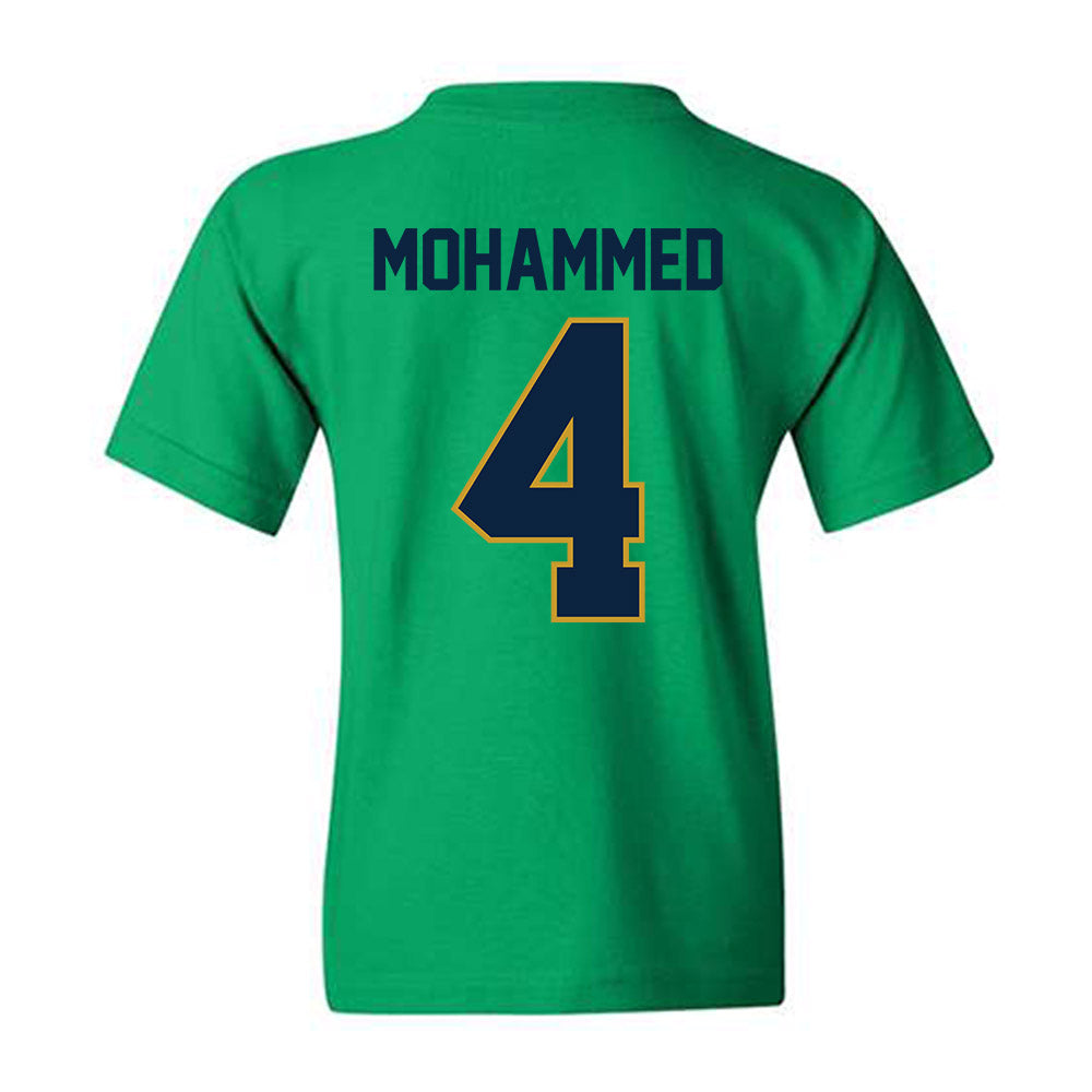 Notre Dame - NCAA Men's Basketball : Sir Mohammed - Classic Shersey Youth T-Shirt-1