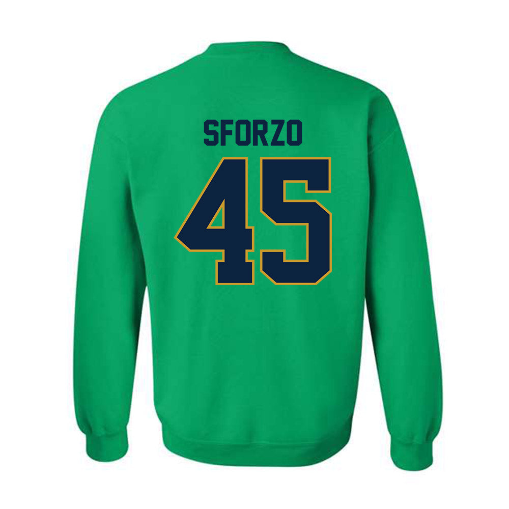 Notre Dame - NCAA Men's Lacrosse : Ryan Sforzo - Classic Shersey Crewneck Sweatshirt-1