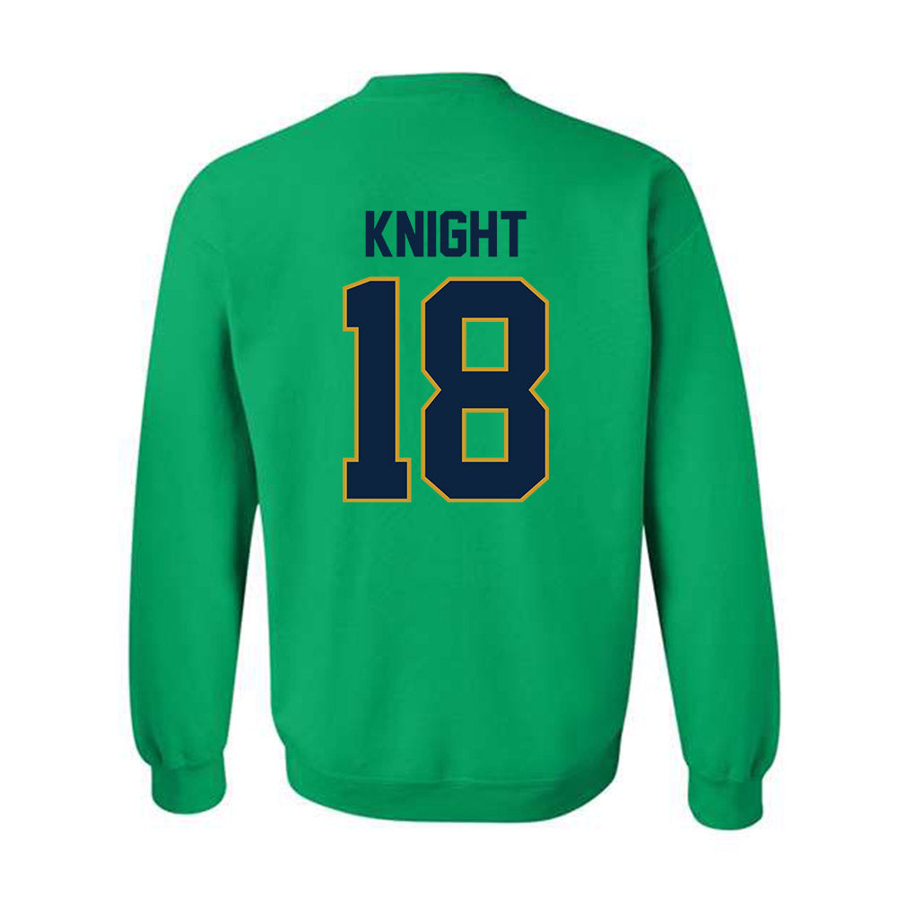 Notre Dame - NCAA Baseball : Jaden Knight - Classic Shersey Crewneck Sweatshirt-1