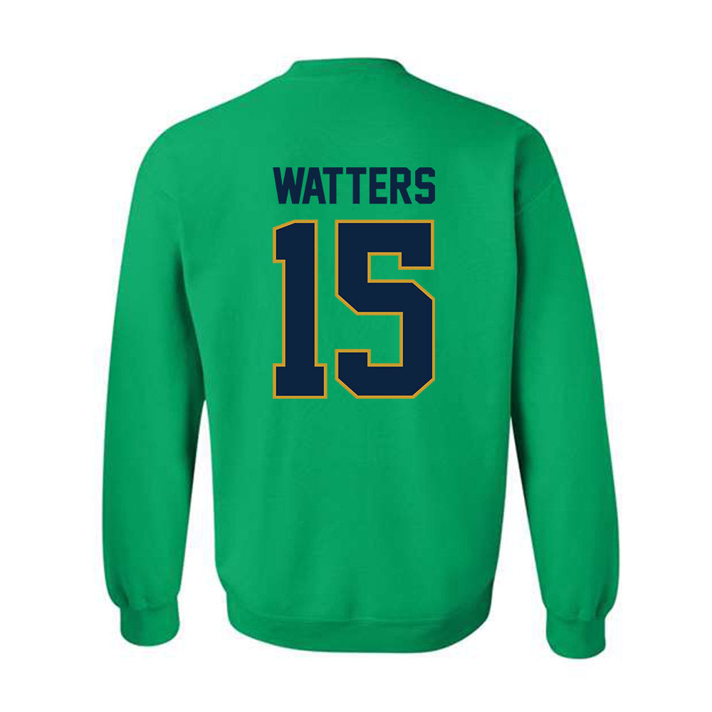 Notre Dame - NCAA Baseball : Brenson Watters - Classic Shersey Crewneck Sweatshirt