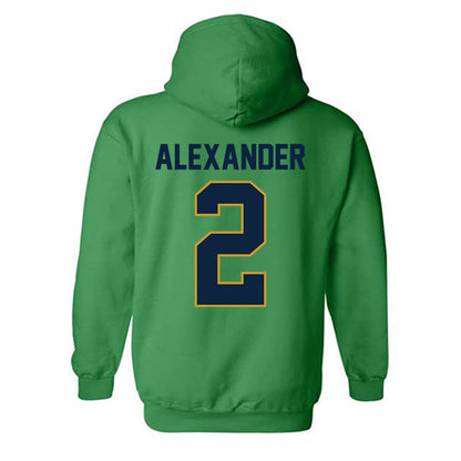 Notre Dame - NCAA Women's Volleyball : Maisie Alexander - Classic Shersey Hooded Sweatshirt