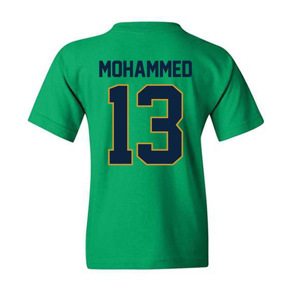 Notre Dame - NCAA Men's Basketball : Sir Mohammed - Classic Shersey Youth T-Shirt-1