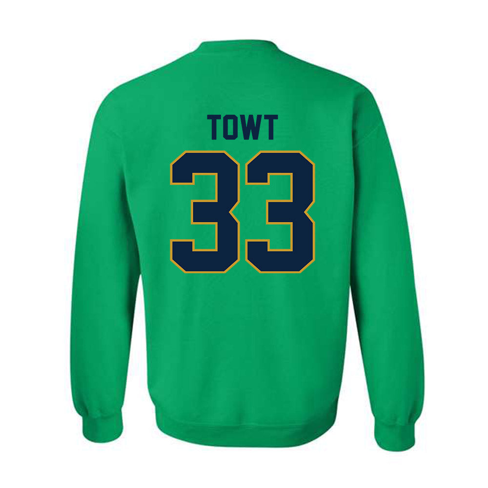 Notre Dame - NCAA Men's Basketball : Carson Towt - Classic Shersey Crewneck Sweatshirt-1