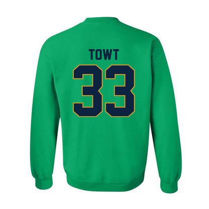 Notre Dame - NCAA Men's Basketball : Carson Towt - Classic Shersey Crewneck Sweatshirt-1