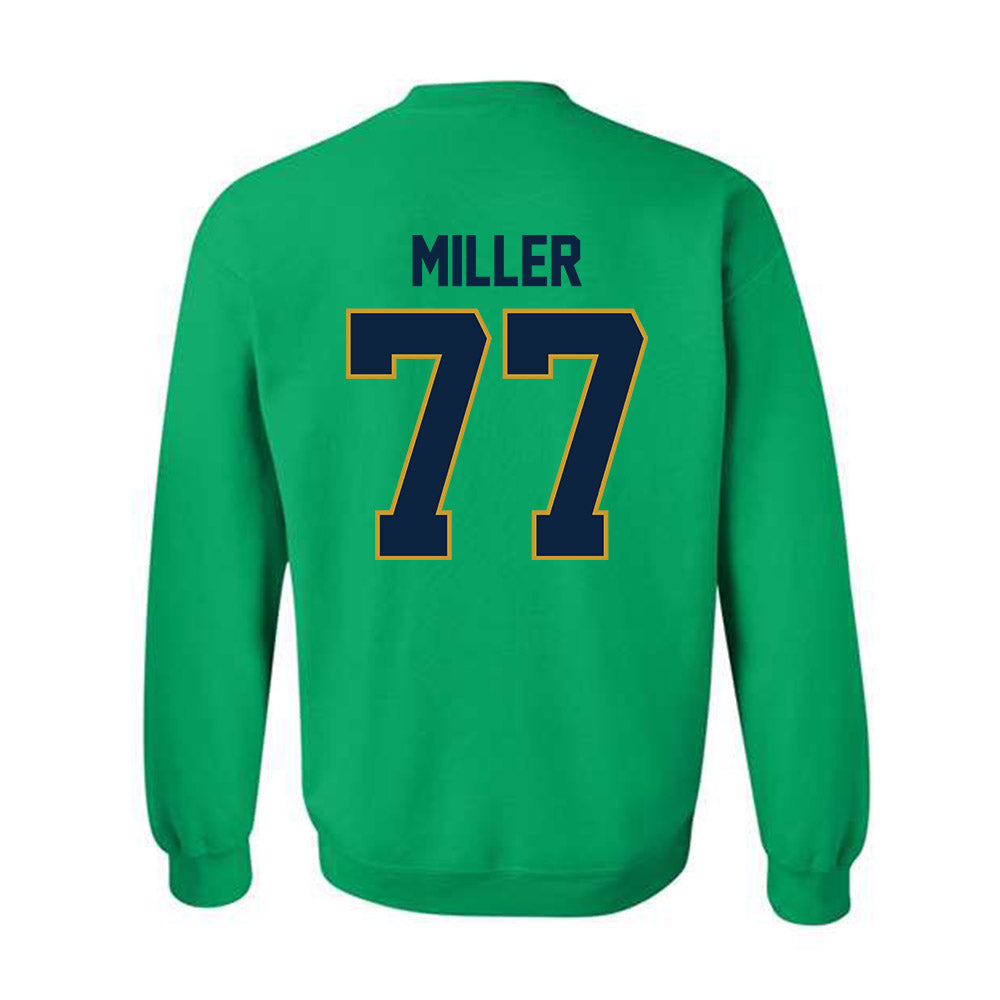 Notre Dame - NCAA Men's Lacrosse : Luke Miller - Classic Shersey Crewneck Sweatshirt