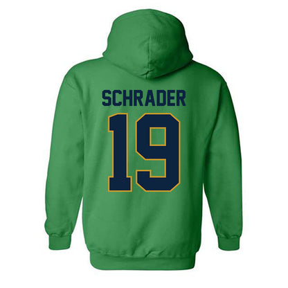 Notre Dame - NCAA Women's Volleyball : Phyona Schrader - Classic Shersey Hooded Sweatshirt-1