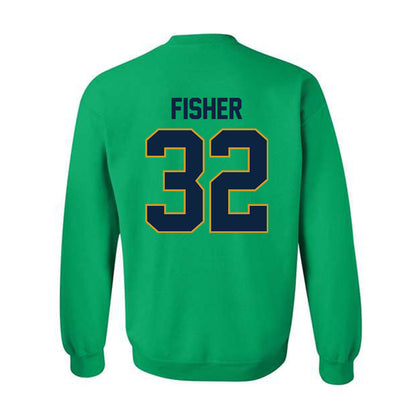 Notre Dame - NCAA Football : Justin Fisher - Classic Shersey Crewneck Sweatshirt-1