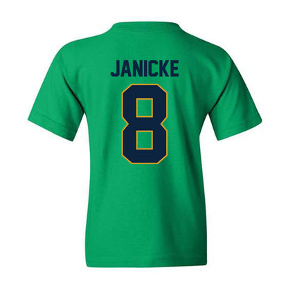 Notre Dame - NCAA Men's Ice Hockey : Justin Janicke - Classic Shersey Youth T-Shirt