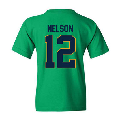 Notre Dame - NCAA Men's Ice Hockey : Henry Nelson - Classic Shersey Youth T-Shirt