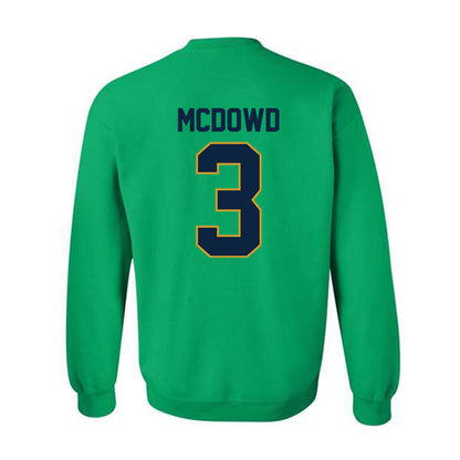 Notre Dame - NCAA Men's Soccer : Sean McDowd - Classic Shersey Crewneck Sweatshirt-1
