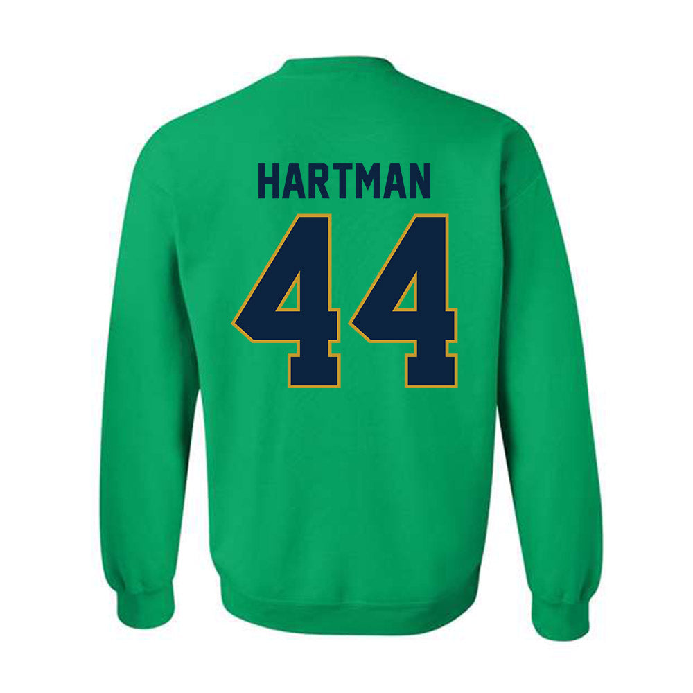 Notre Dame - NCAA Baseball : Trent Hartman - Classic Shersey Crewneck Sweatshirt-1
